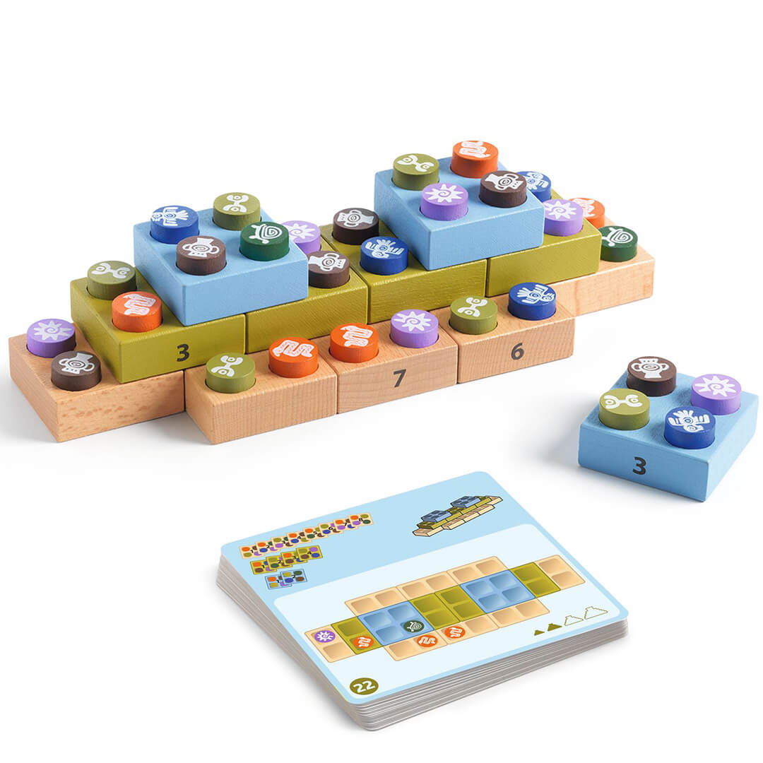 Djeco puzzelspel sologic - bloc inca