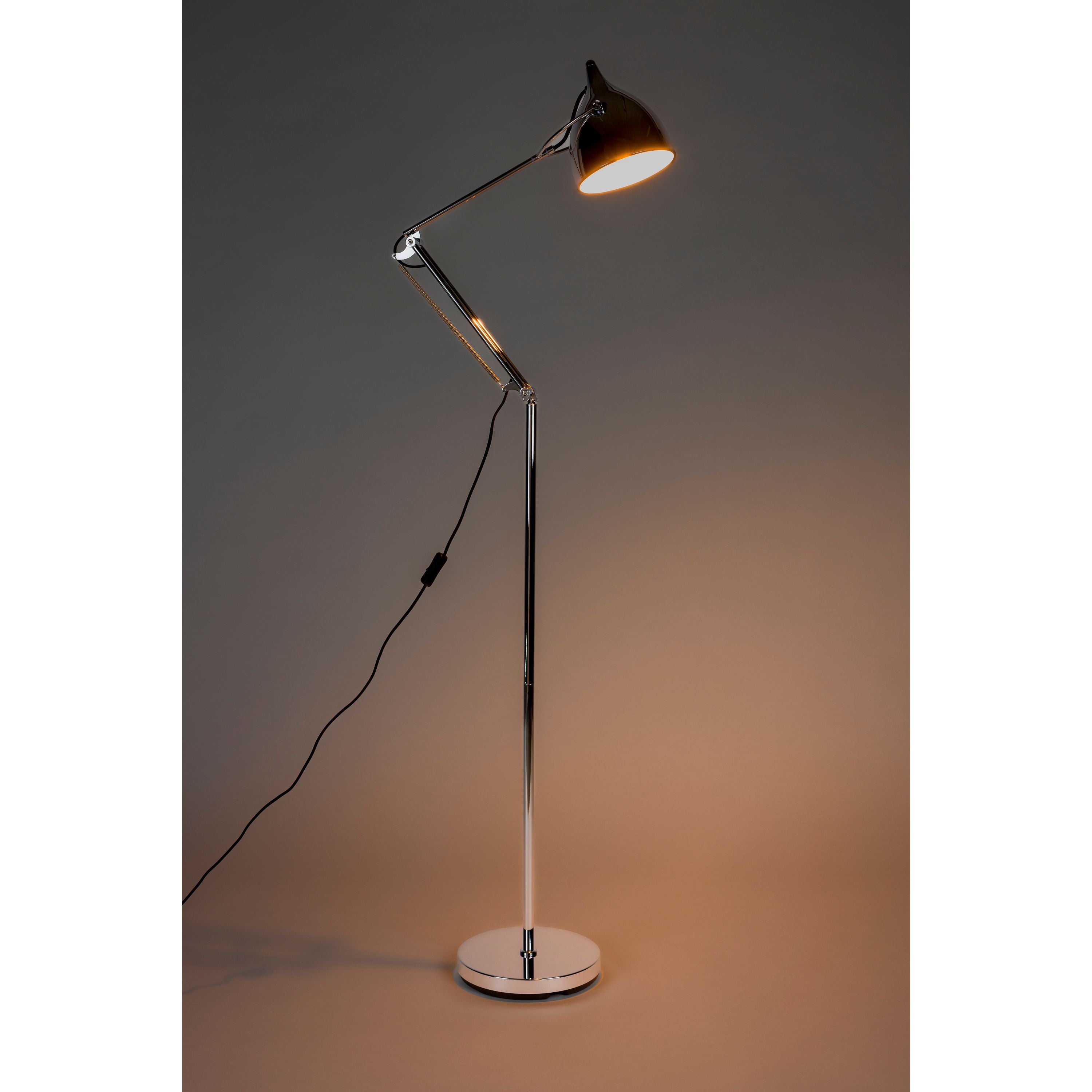 Zuiver Reader Leeslamp| Vloerlamp Chrome - Zilver