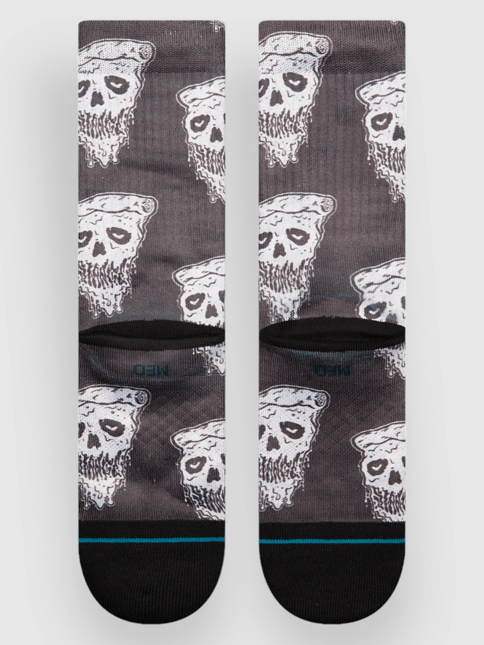Stance Pizza Face Socks whiteblack