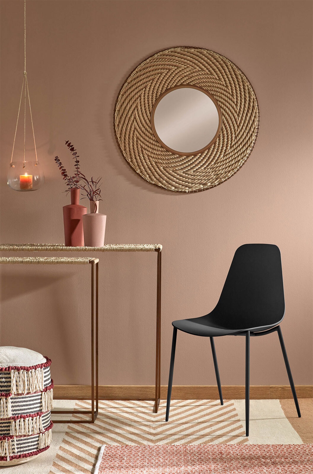 Kave Home Esszimmerstuhl WHATTS 4er Set schwarz