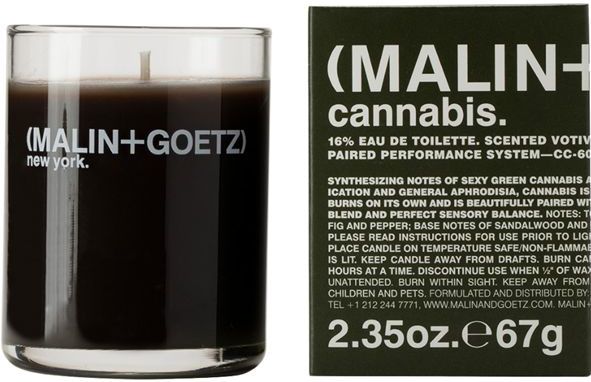 Malin + Goetz - Cannabis - Geurkaars - - Brandduur 60 uur