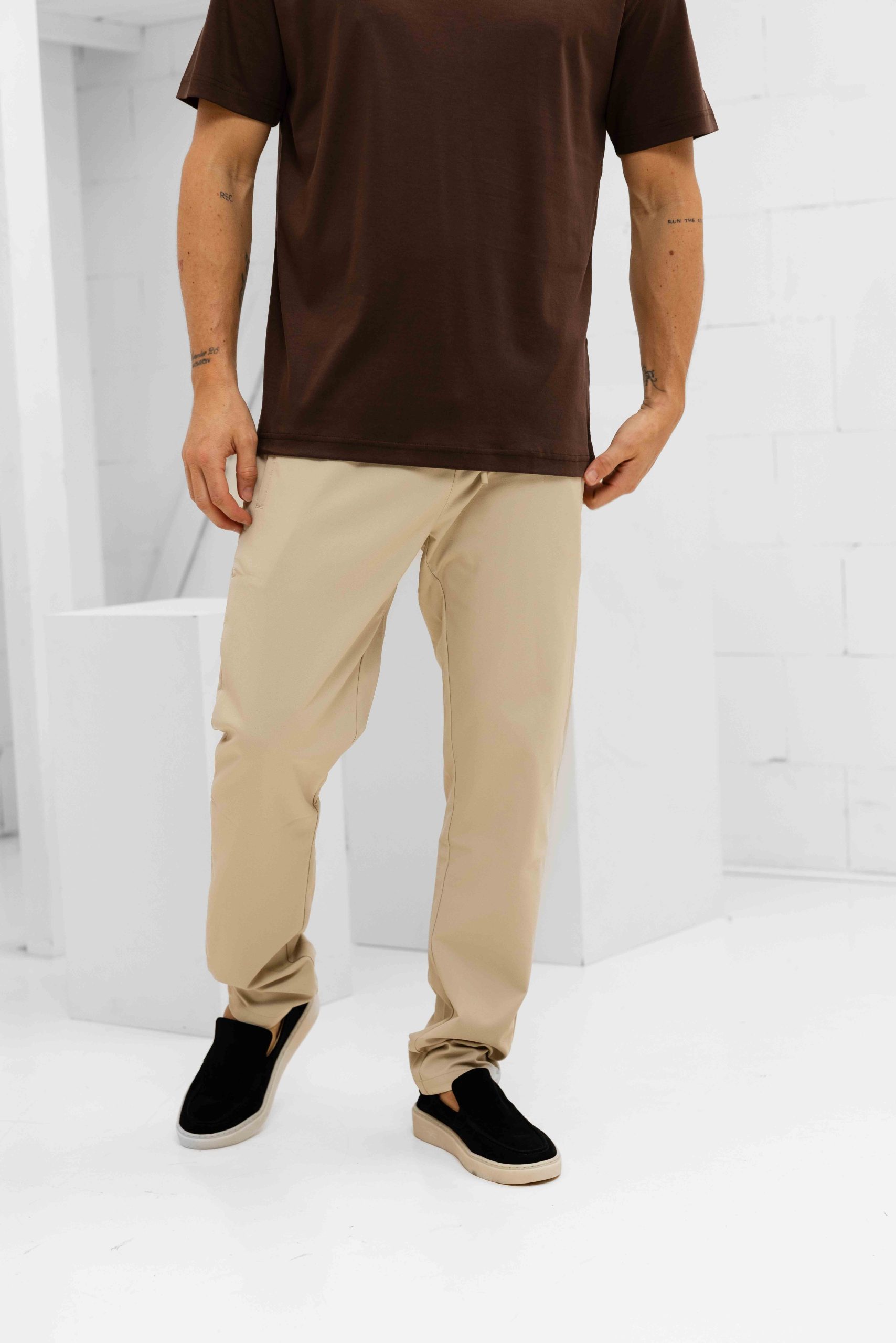 Cou7ure Essentials Reflection Hoodie Trainingspak Heren Beige