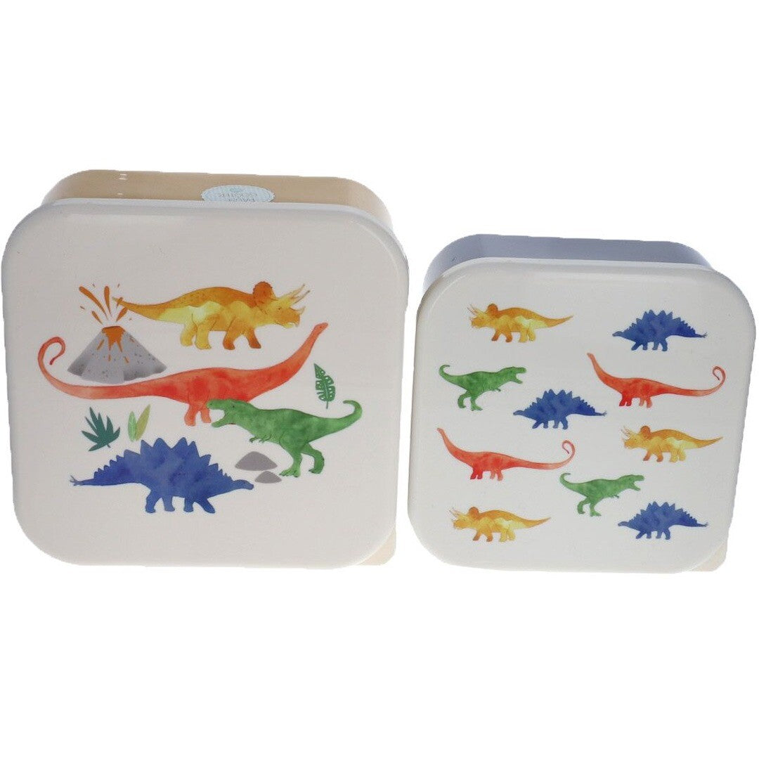 Le petit souk lunchbox set dinosaurus - 2st