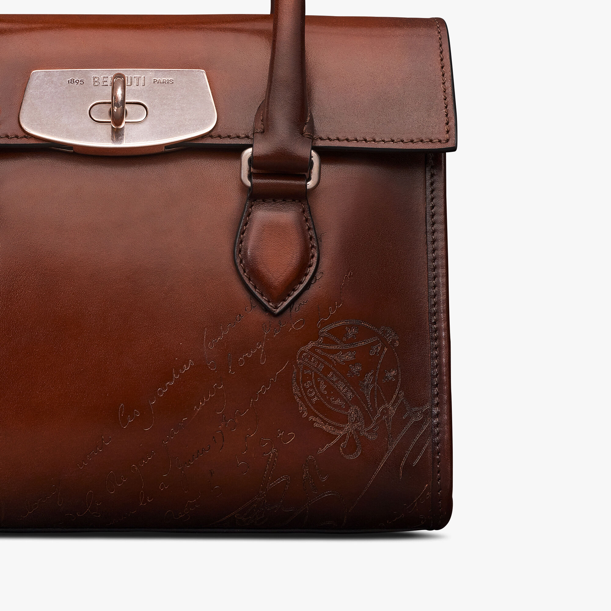 Sac Bandoulière E'Mio Gulliver En Cuir Scritto
