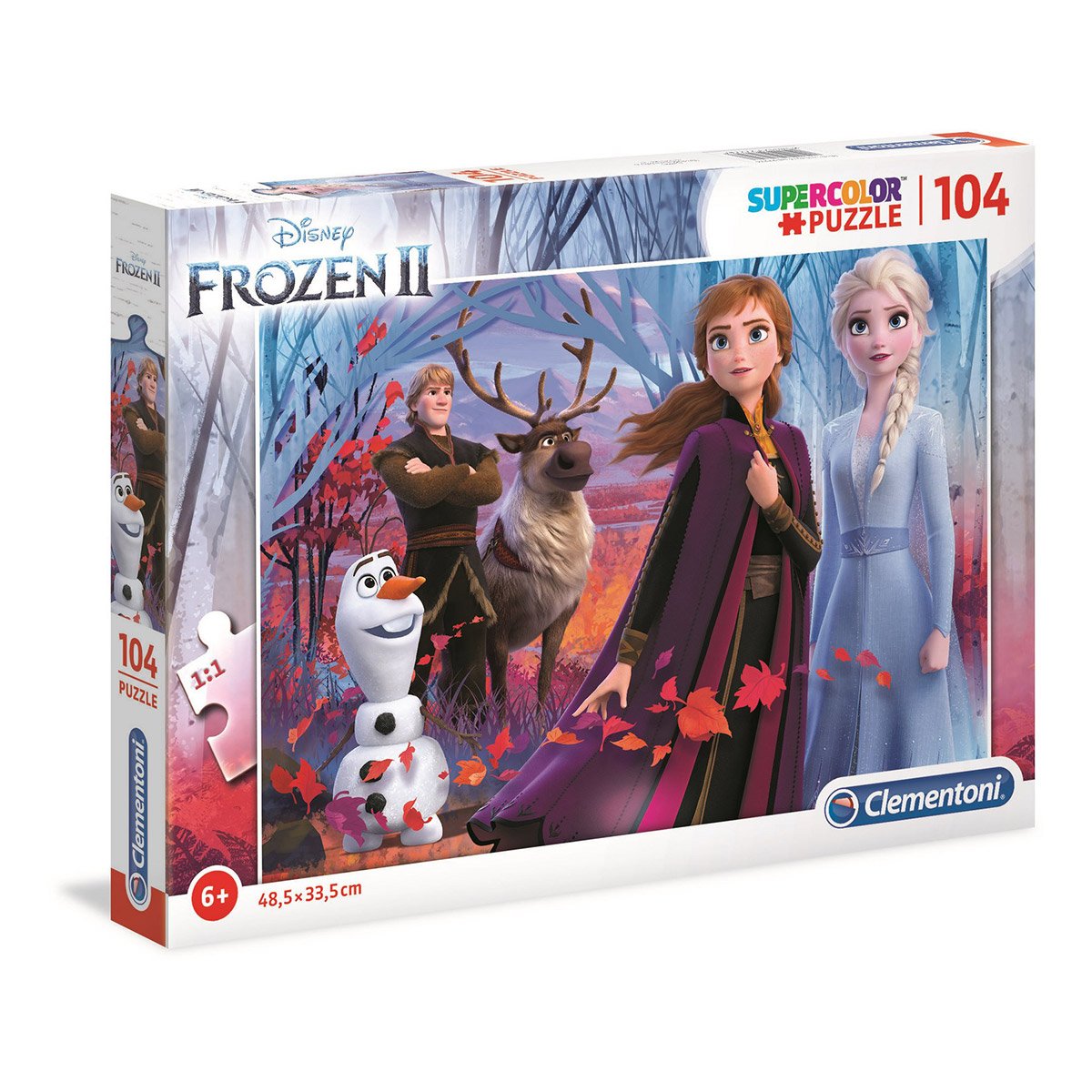 Puzzle SuperColor 104 pièces - La Reine des Neiges 2