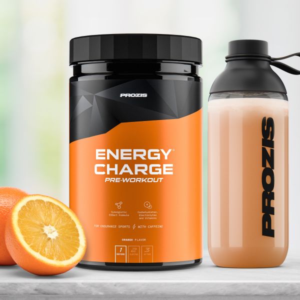 Prozis Energy Charge Pré-treino 800 g Laranja