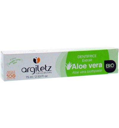 Argiletz Tandpasta neutraal aloe vera (75 ml)