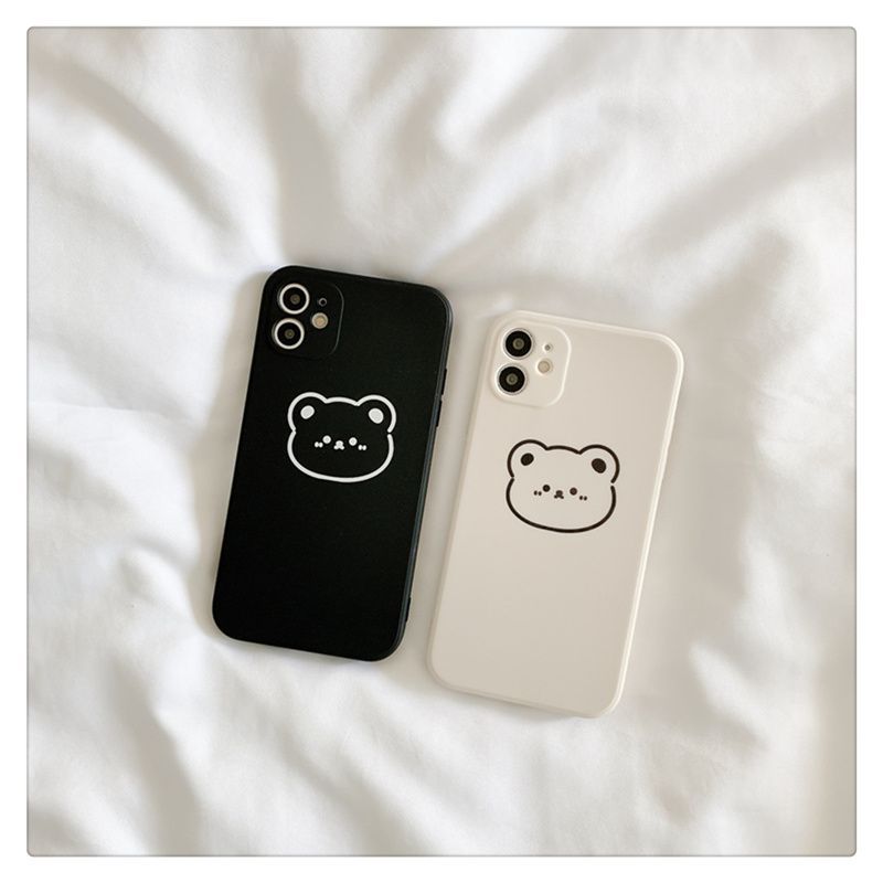 Muniepolis - Bear telefoonhoesje - iPhone 12 Pro Max / 12 Pro / 12 / 12 mini / 11 Pro Max / 11 Pro / 11 / SE / XS Max / XS / XR / X / SE 2 / 8 / 8 Plus / 7 / 7 Plus