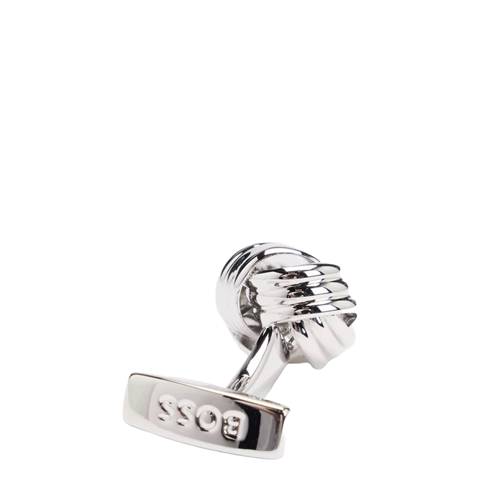 Boutons de manchette nœud | Argent