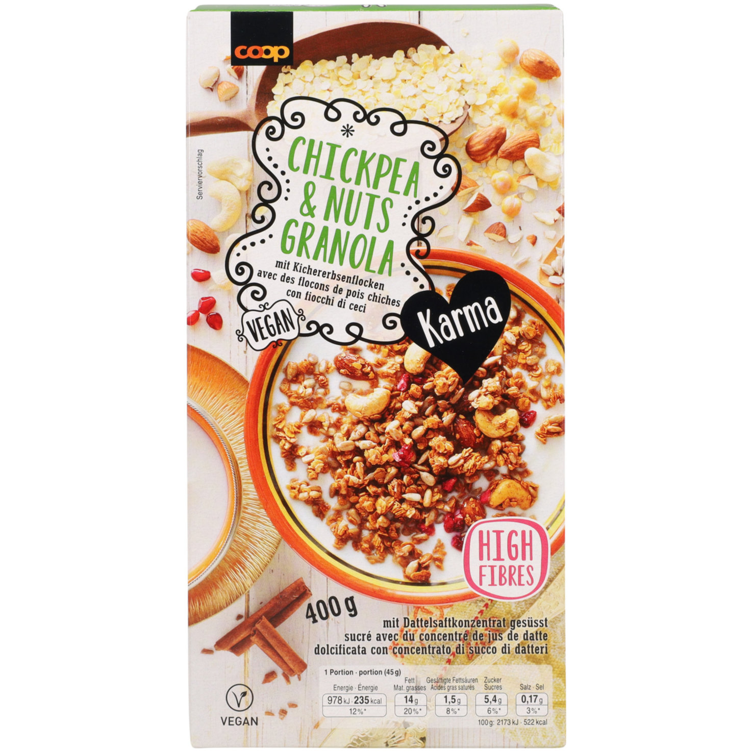 Karma Chickpea and Nuts Granola