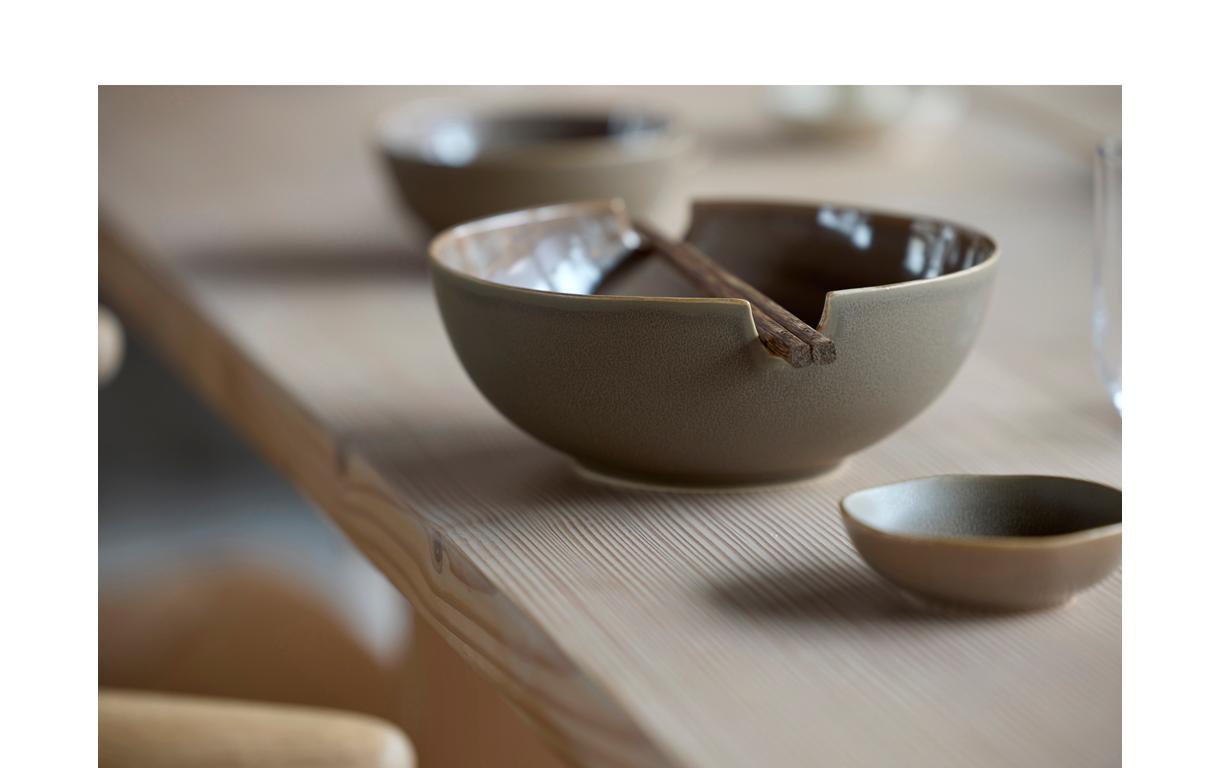 Saucenschale Shoku 9 cm, 6 Stück, BraunSchalen-Set aus Steinzeug
