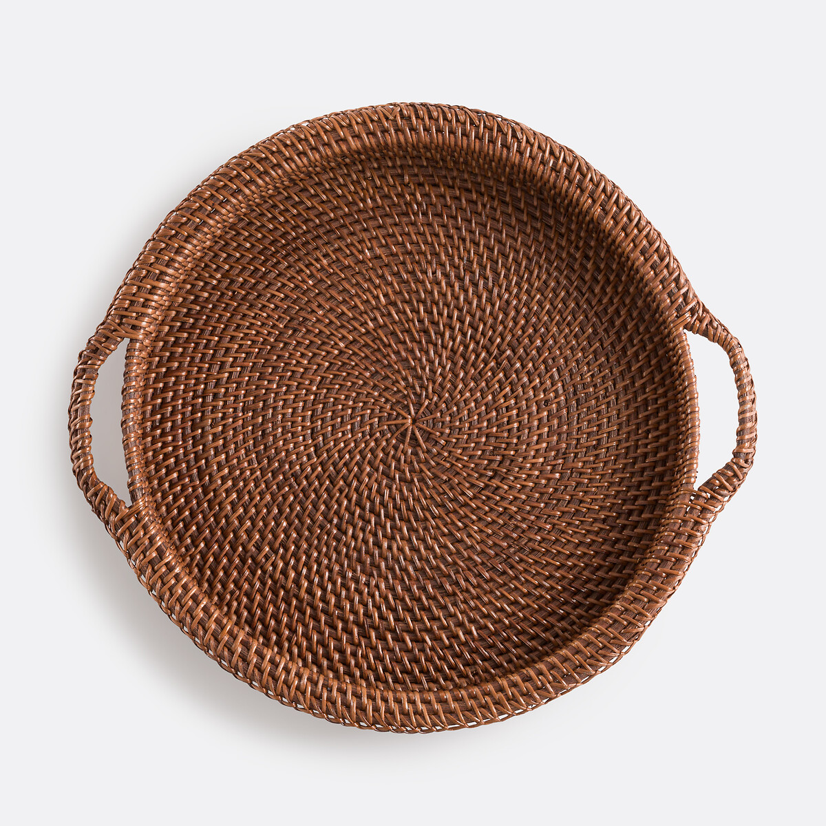 LA REDOUTE INTERIEURS<br>Bandeja redonda de vime, Taran
