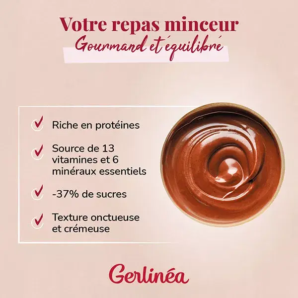 Gerlinéa Repas Minceur Crème Chocolat 3 x 210g