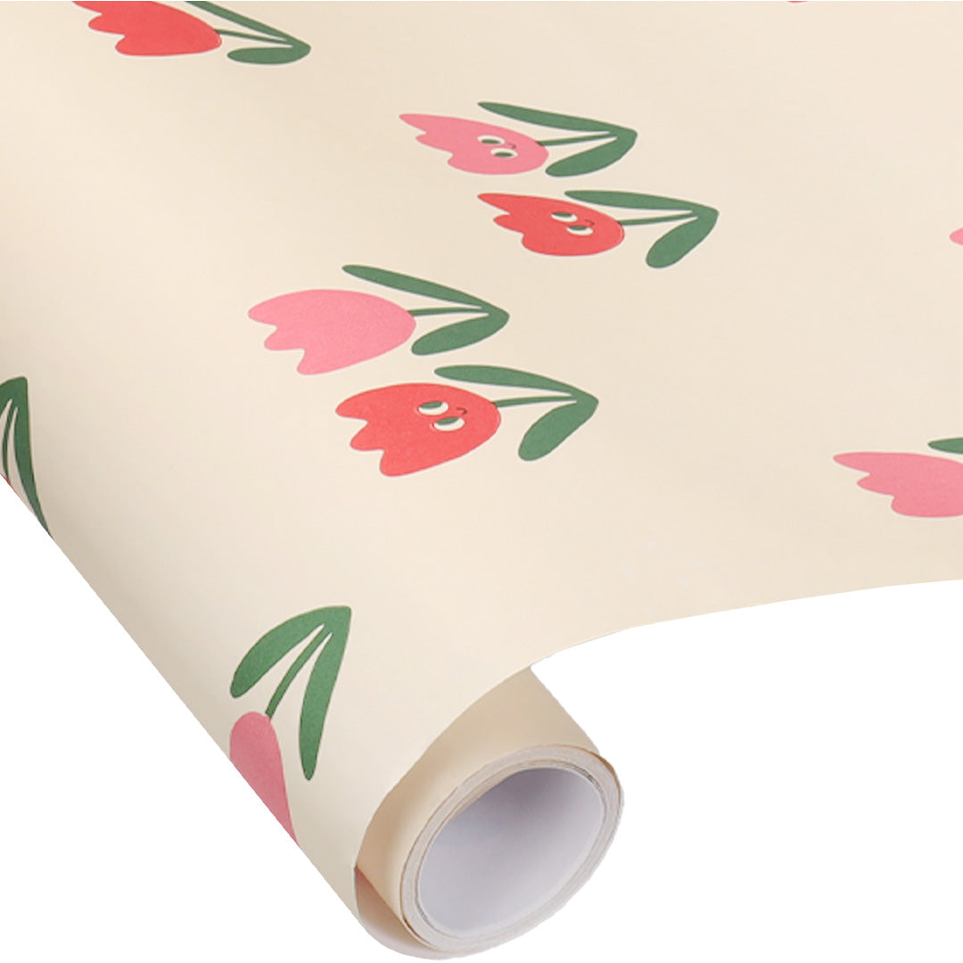 ole inpakpapier anne pascal - tulips - 3 m