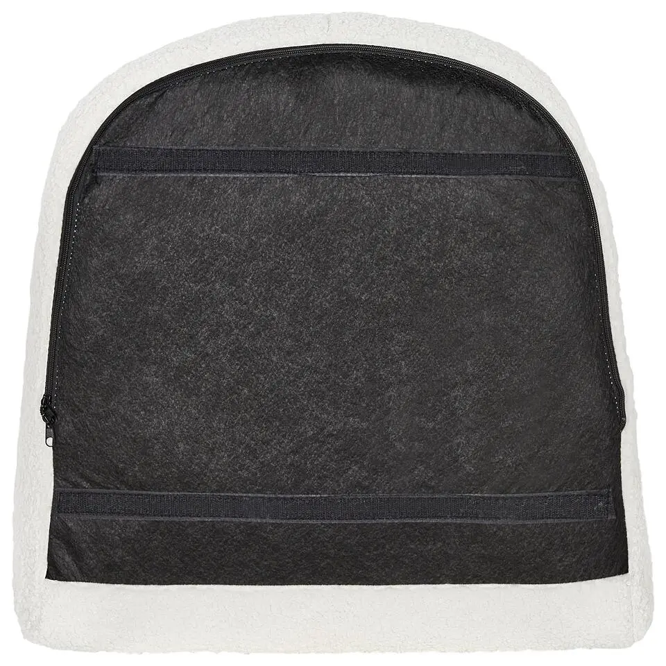 DRAMMEN - Chesterfield fauteuil - Wit - Bouclé