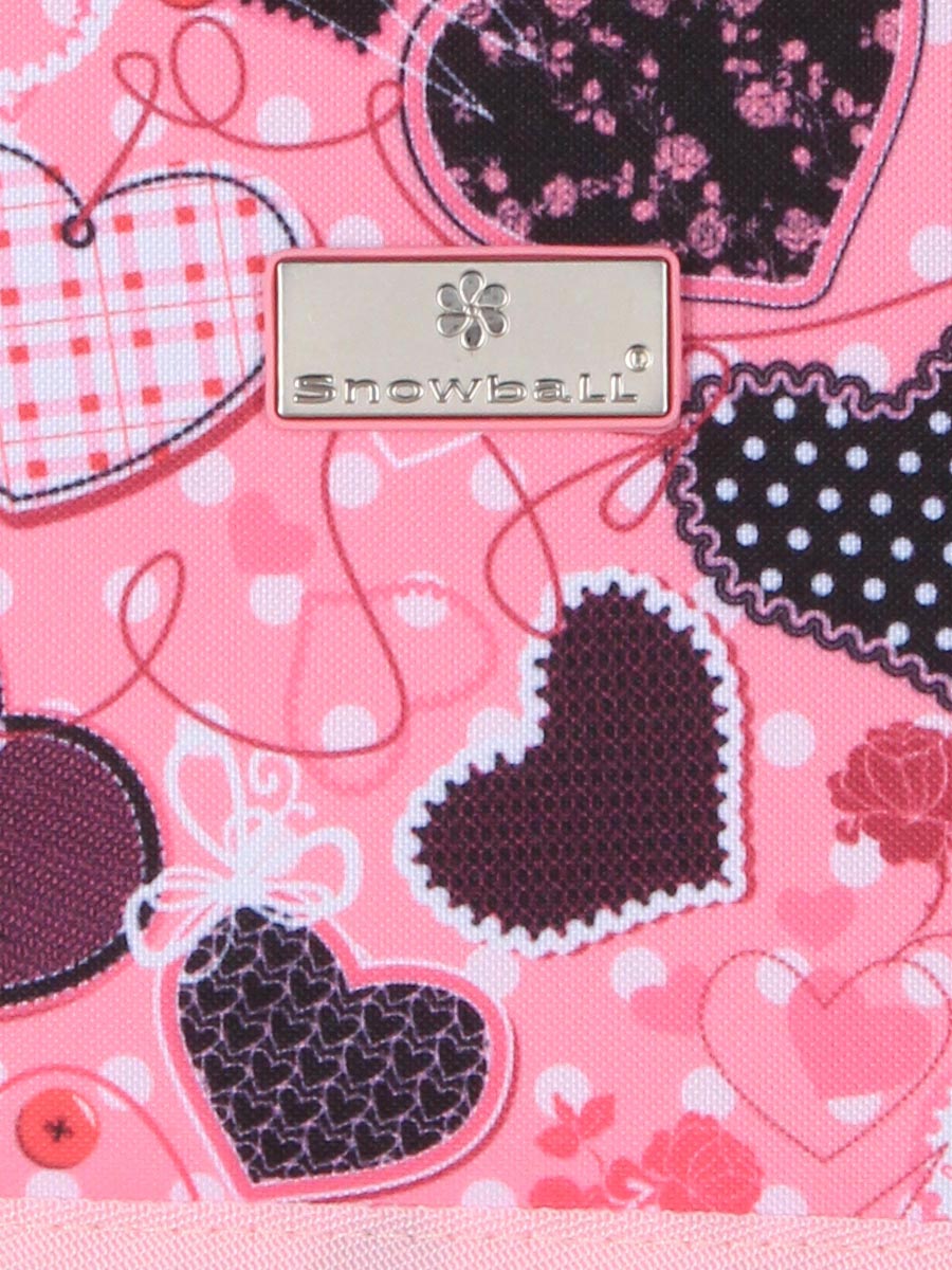 Cartable À roulettes Snowball Romantique Coeur 38 cm