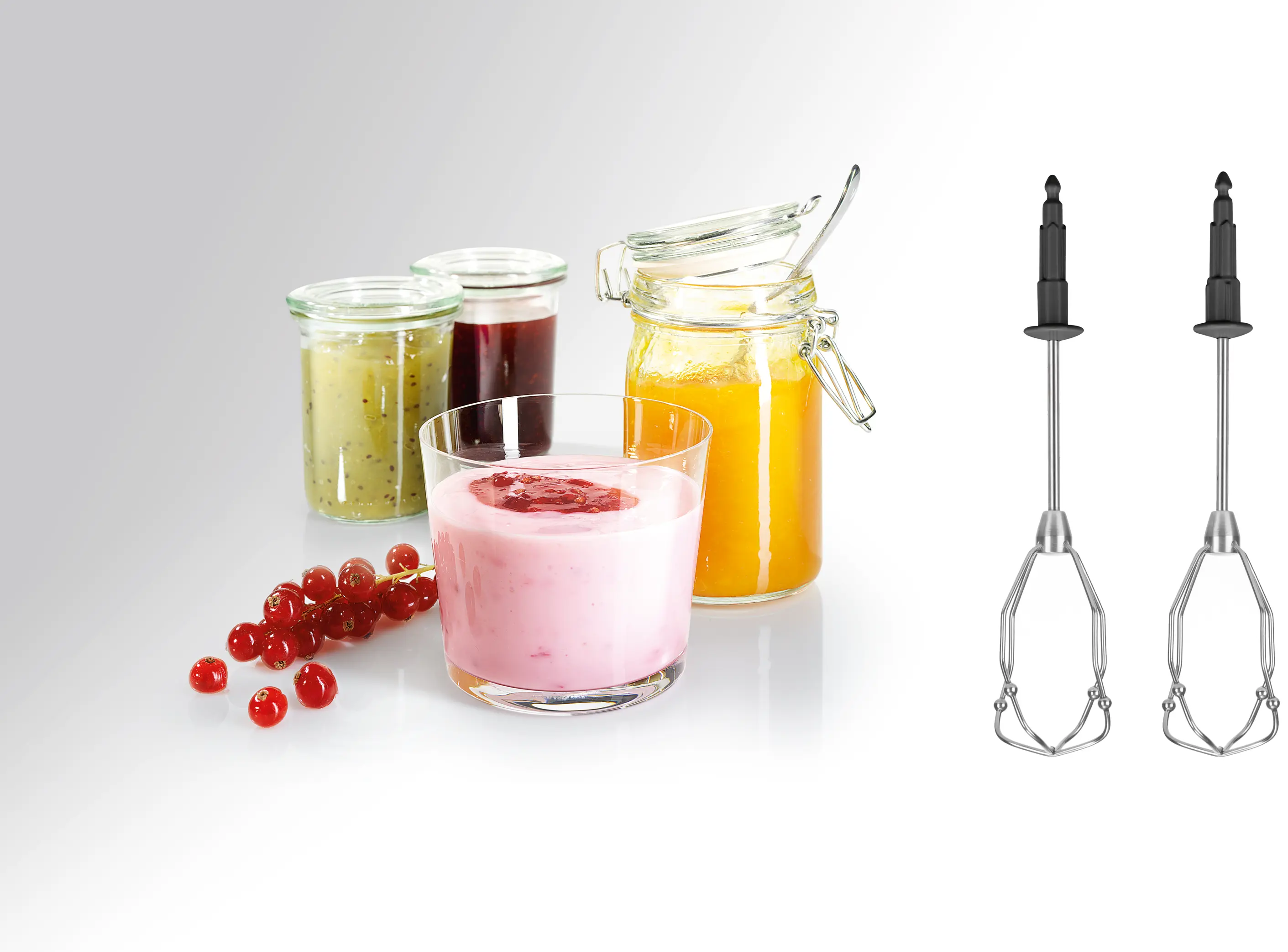 Handmixer HomeProfessional 575 W Zwart, Metallic zilver MFQ4730