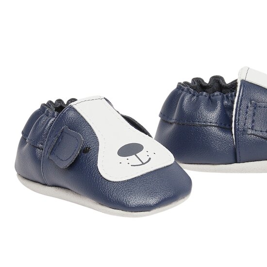 Chaussons en cuir   Chien        de               P'tit bisou