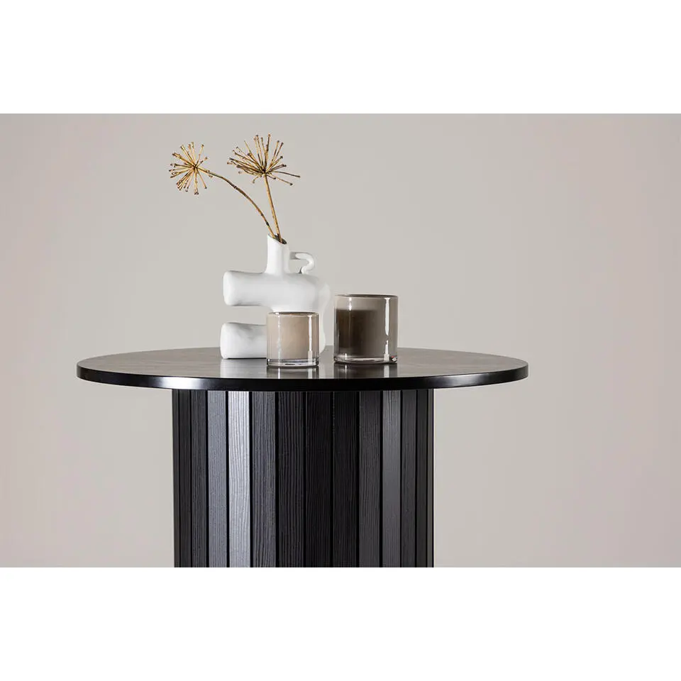 Hioshop Härön bartafel Ø70 cm zwart