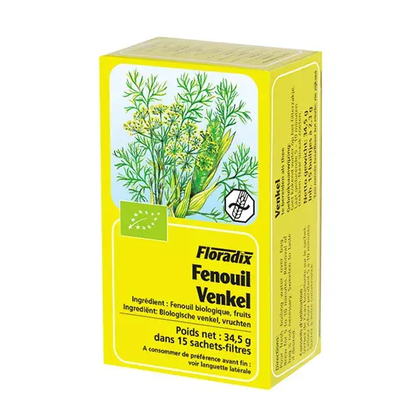 Chá de ervas Salus Organic Funcho - 15 sachês