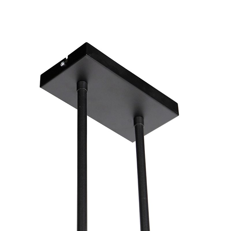Hanglamp zwart zonder kap - Combi 3 Deluxe