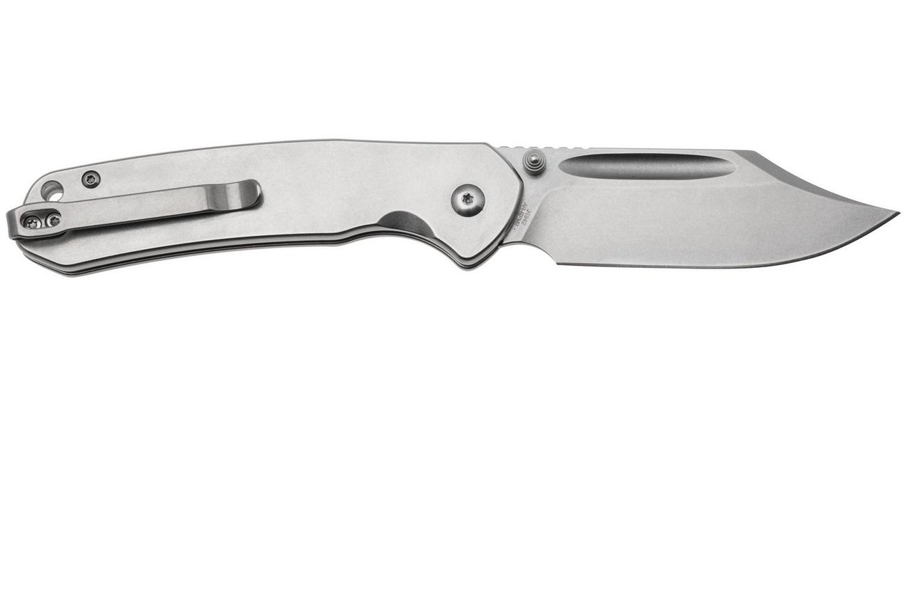 CJRB Pyrite Bowie J1942-ST Stonewashed AR-RPM9, Stonewashed Steel, zakmes