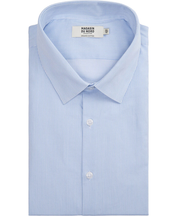 Magasin du Nord Collection Rob 1O - Organic Cotton Light blue stripe