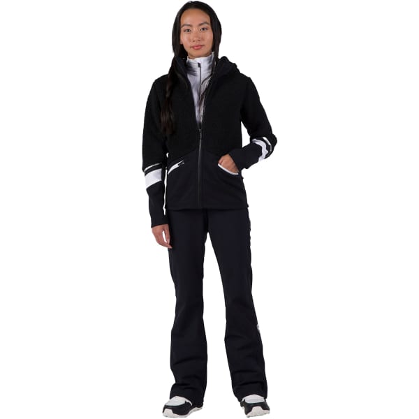Veste polaire ROSSIGNOL W WISPILE FLEECE FZH BLACK