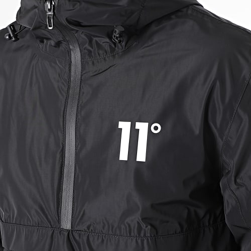 Coupe-Vent Col Zippé 11D032 Noir