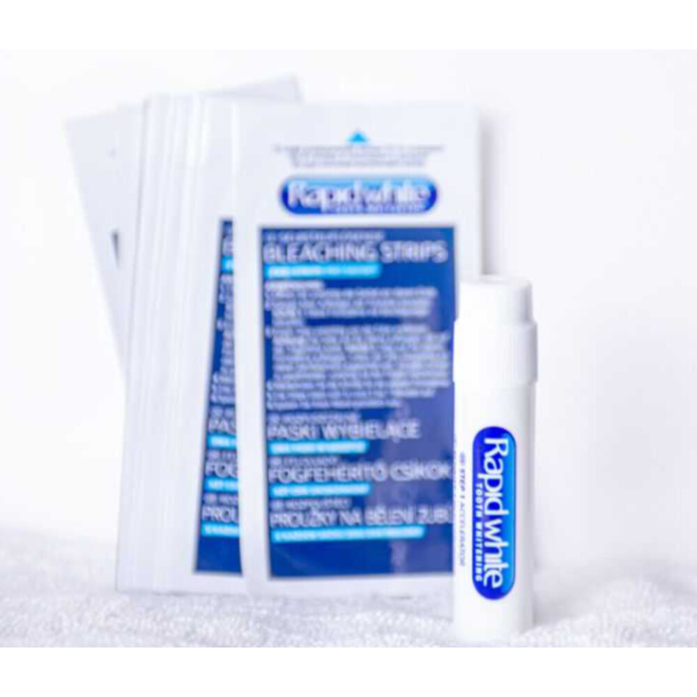Rapid White Oplossende Bleaching Strips 16 stuks