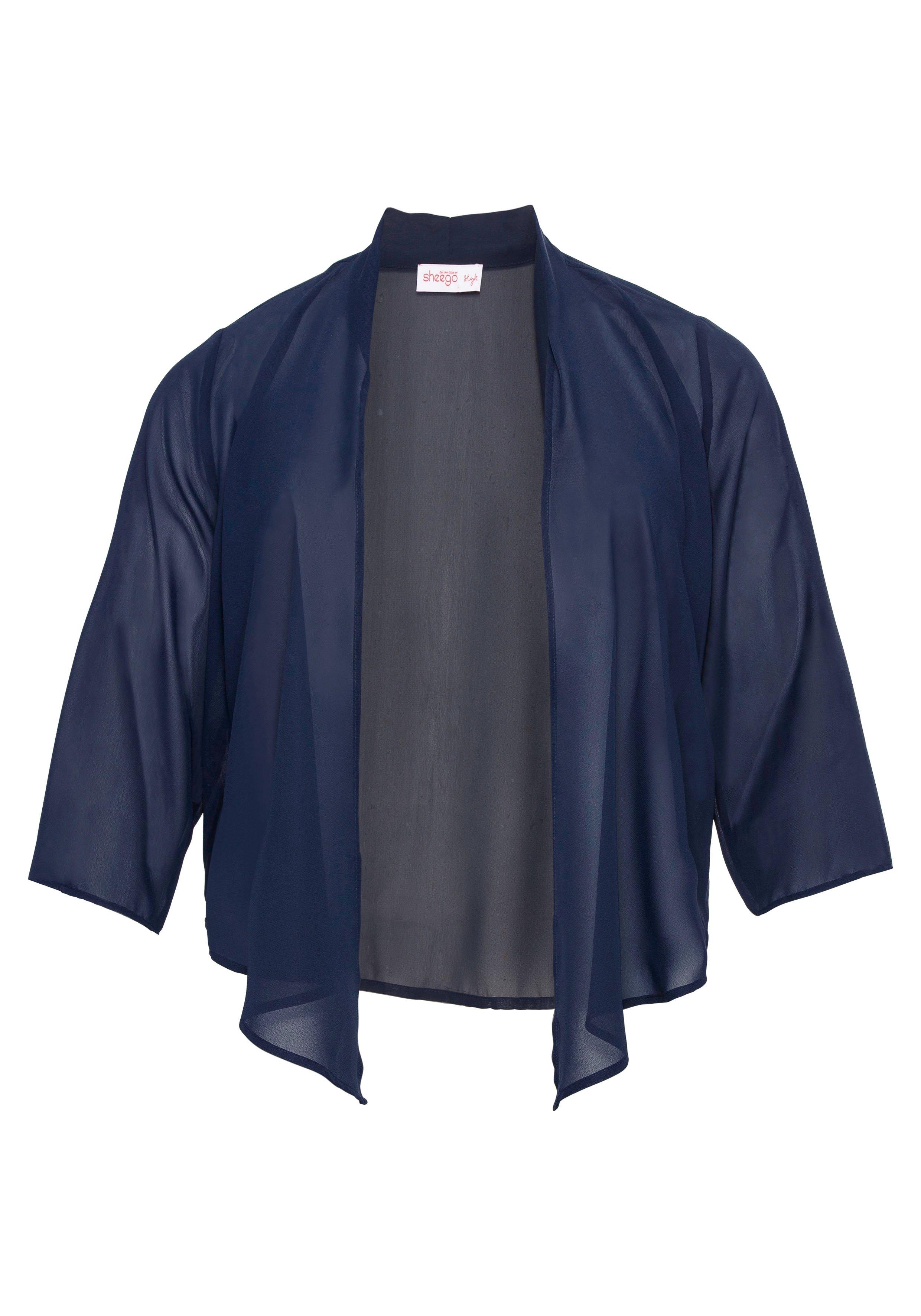 Chiffon-Bolero im Zipfellook
