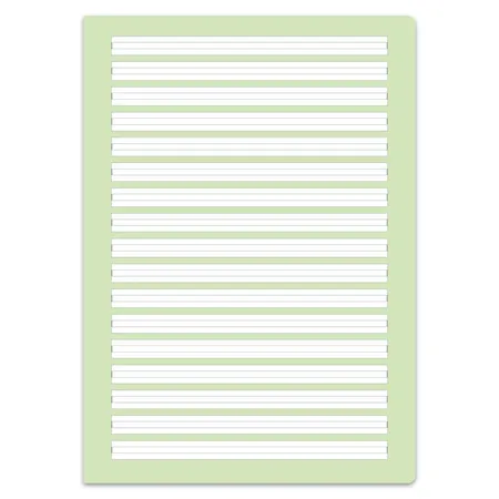 Staufen Premium Schulheft Lin2 A4 32 Blatt 90g/qm 4/4/4mm liniert farbig
