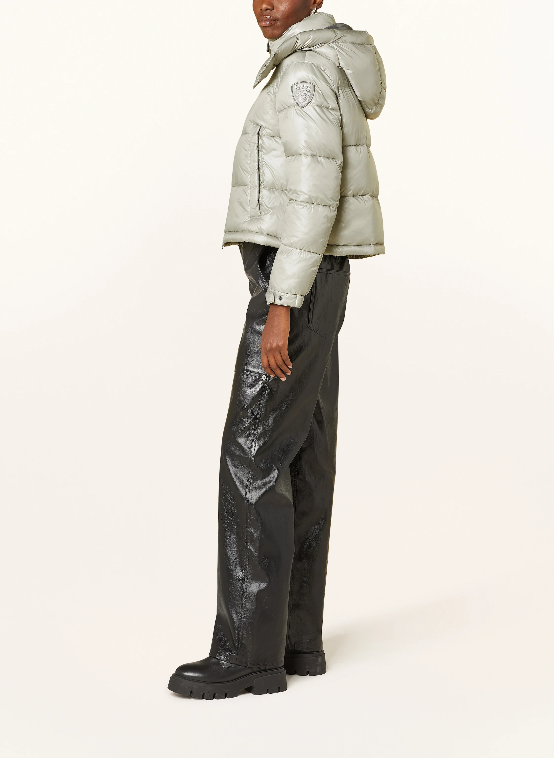 Blauer Steppjacke GLORIA mit DUPONT™ SORONA®-Isolierung