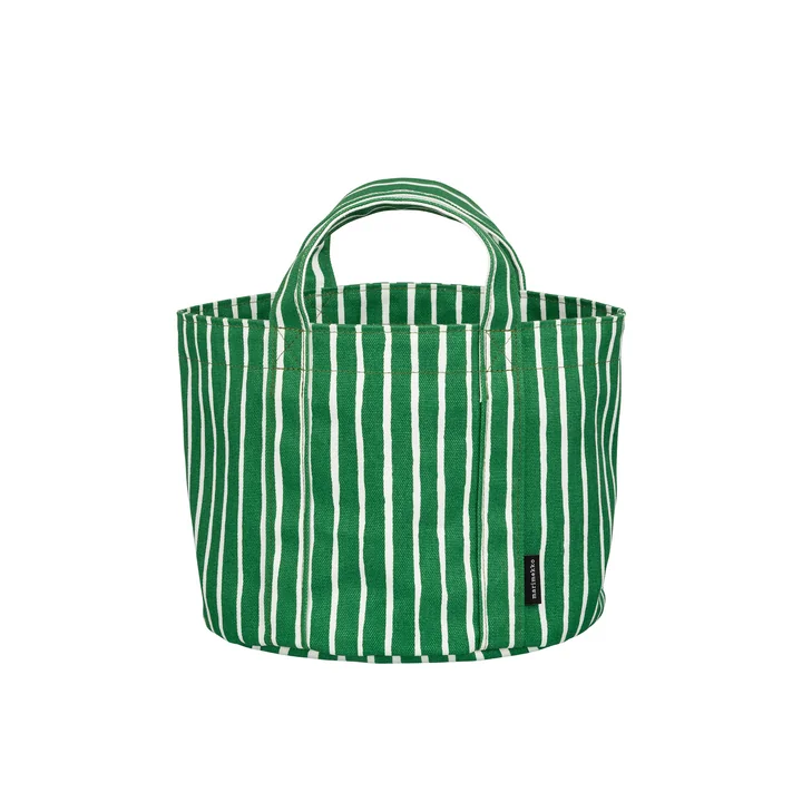 Marimekko - Piccolo Wäschekorb 25 x 20 cm, grün / weiss