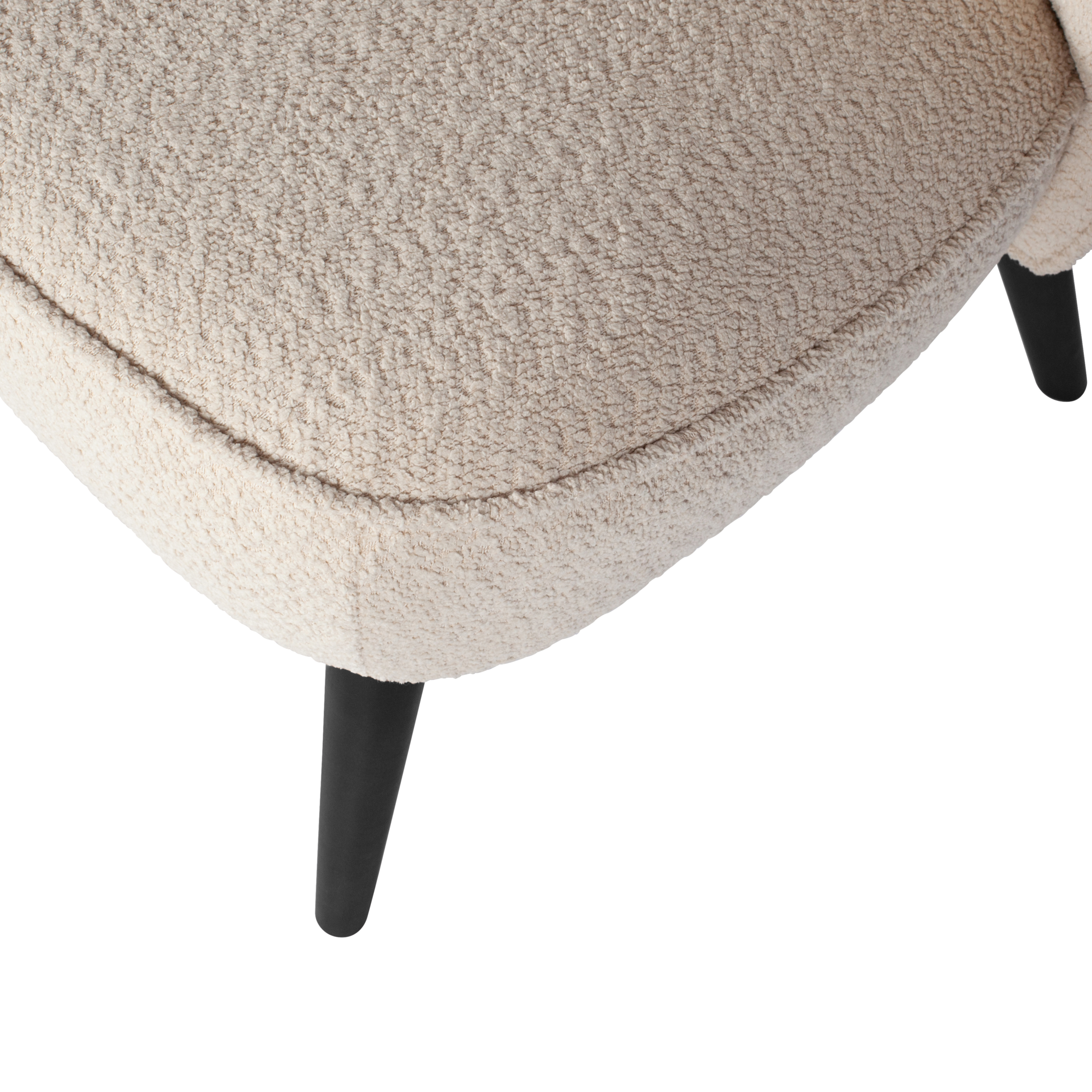 Fauteuil Sara Sara Fauteuil - Bouclé - Creme