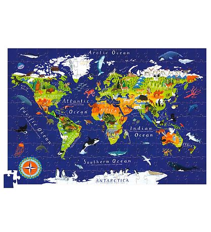 Crocodile Creek Puzzlespiel - 200 Teile - Animals der Welt