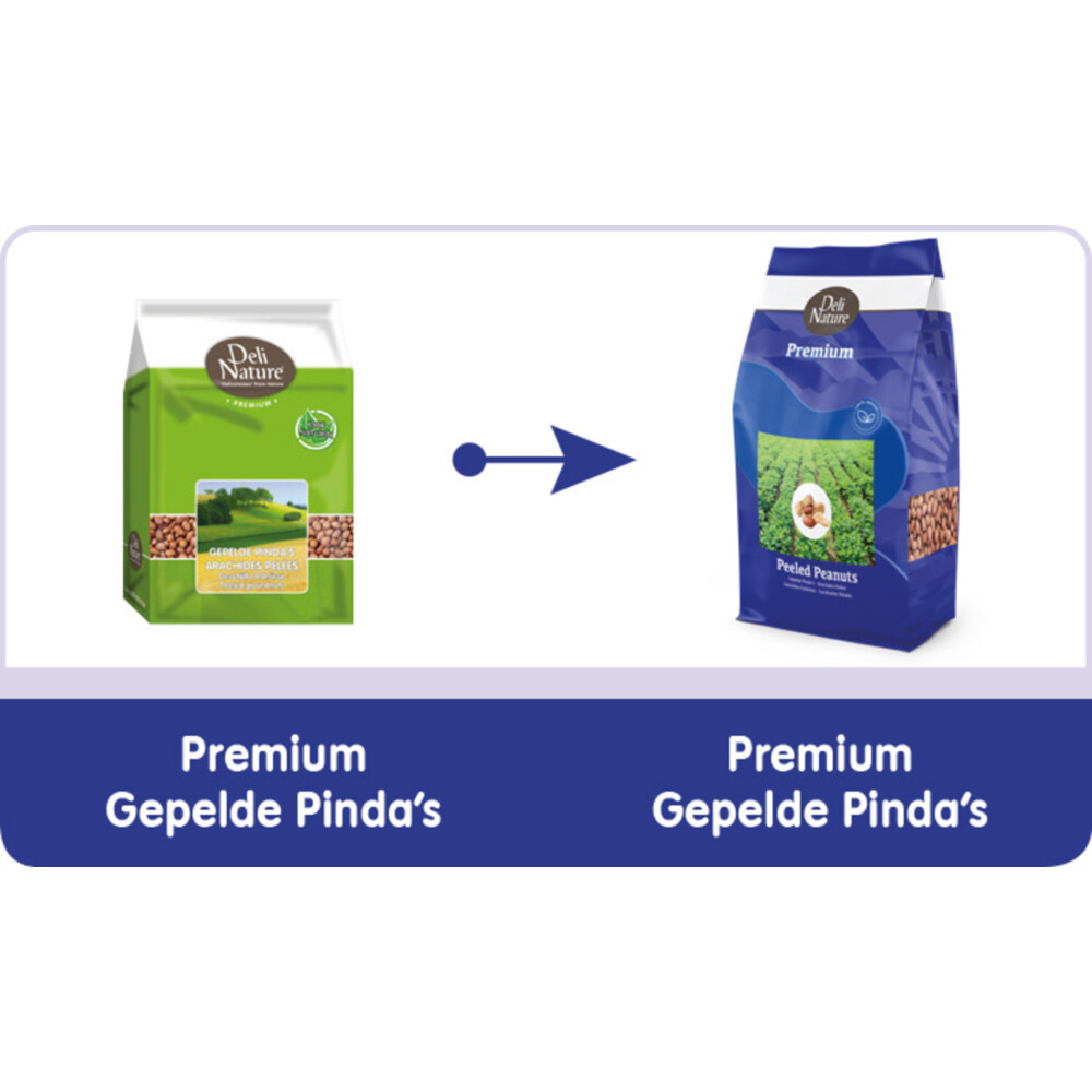 Deli Nature Gepelde Pinda's 3 kg