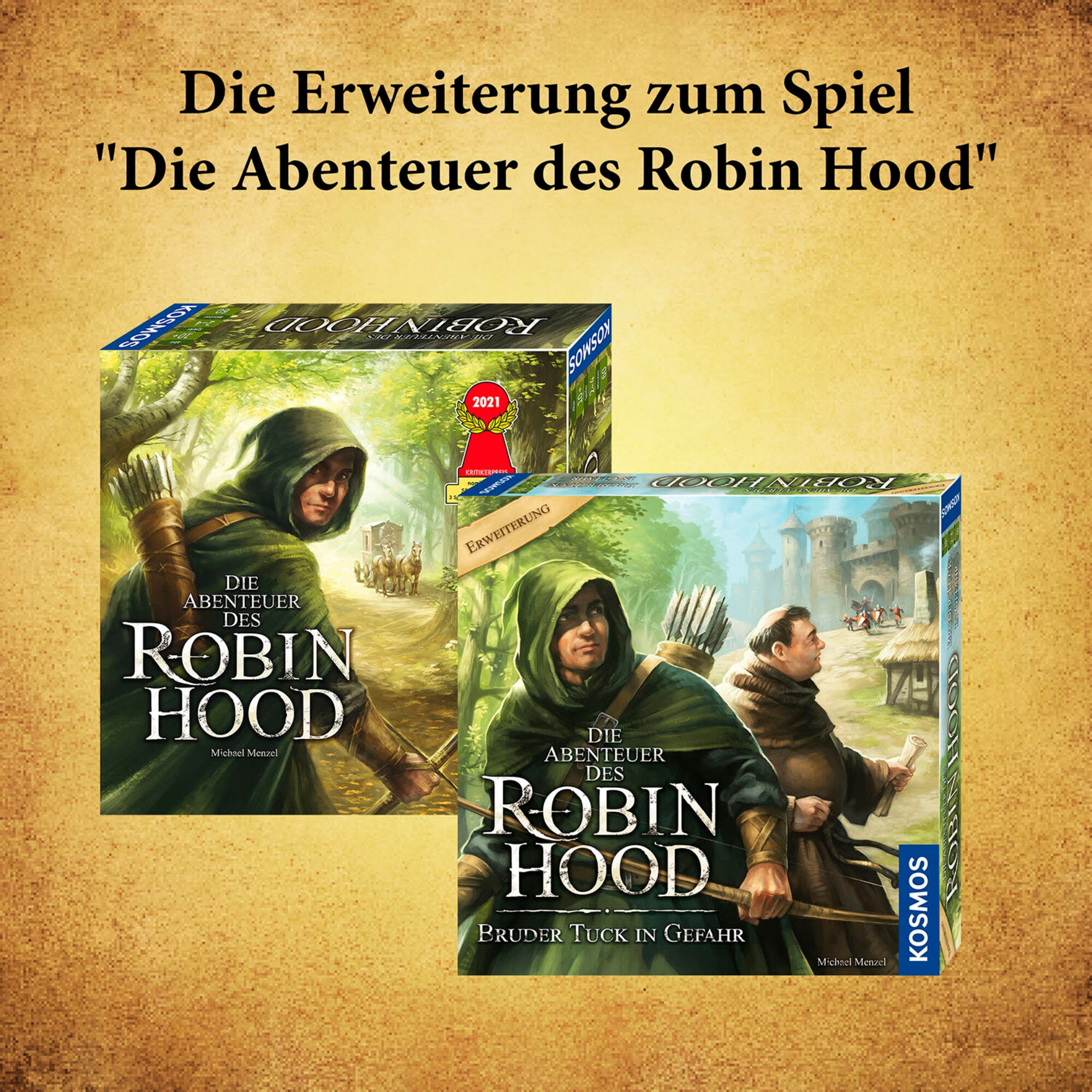 Kosmos Brettspiel Die Abenteuer des Robin Hood - Bruder Tuck in Gefahr