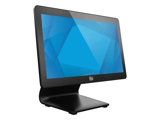 EloPOS System - Med stander - alt-i-én Core i5 i5-1245UL / op til 4.4 GHz - RAM 16 GB - SSD 256 GB - NVMe - Intel Iris Xe Graphics - Gigabit Ethernet, Bluetooth 5.2, IEEE 802.11ax (Wi-Fi 6) - Win 10 IoT Enterprise 2021 LTSC - skærm: LED 15.6