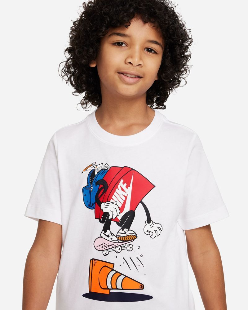 T-shirt Nike Sportswear Blanc pour enfant