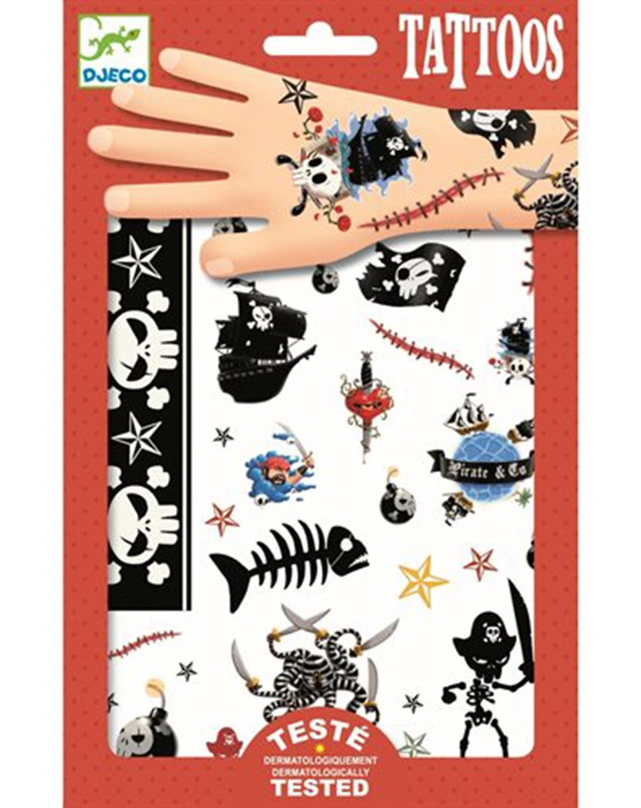 Tattoo-Sticker PIRATEN