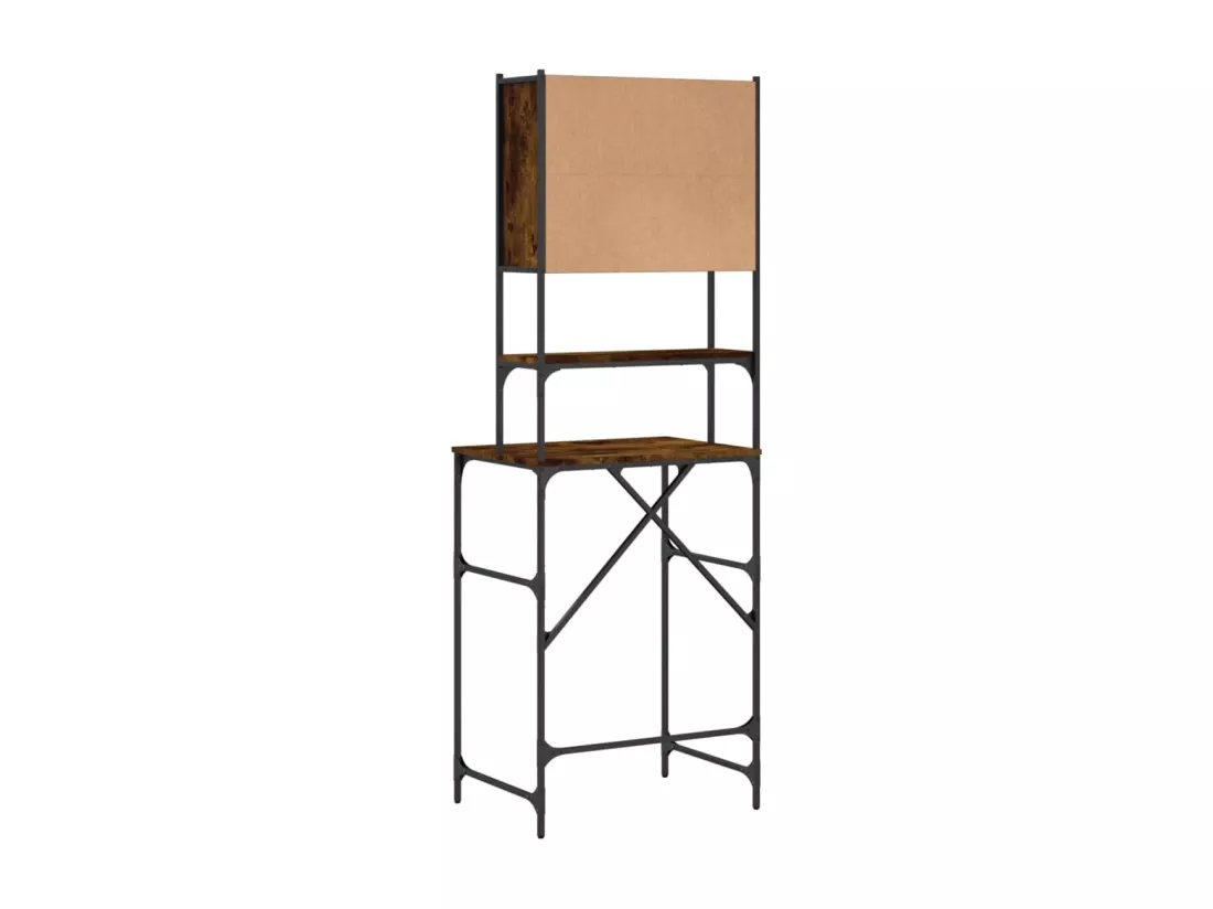 Armoire de machine à laver chêne fumé 68x48,5x194 cm
