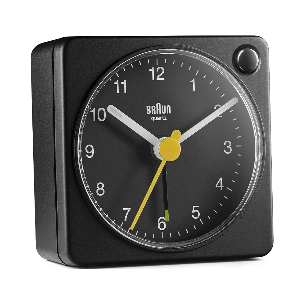 Braun BC02XB Klassischer Reisewecker Schwarz Analog