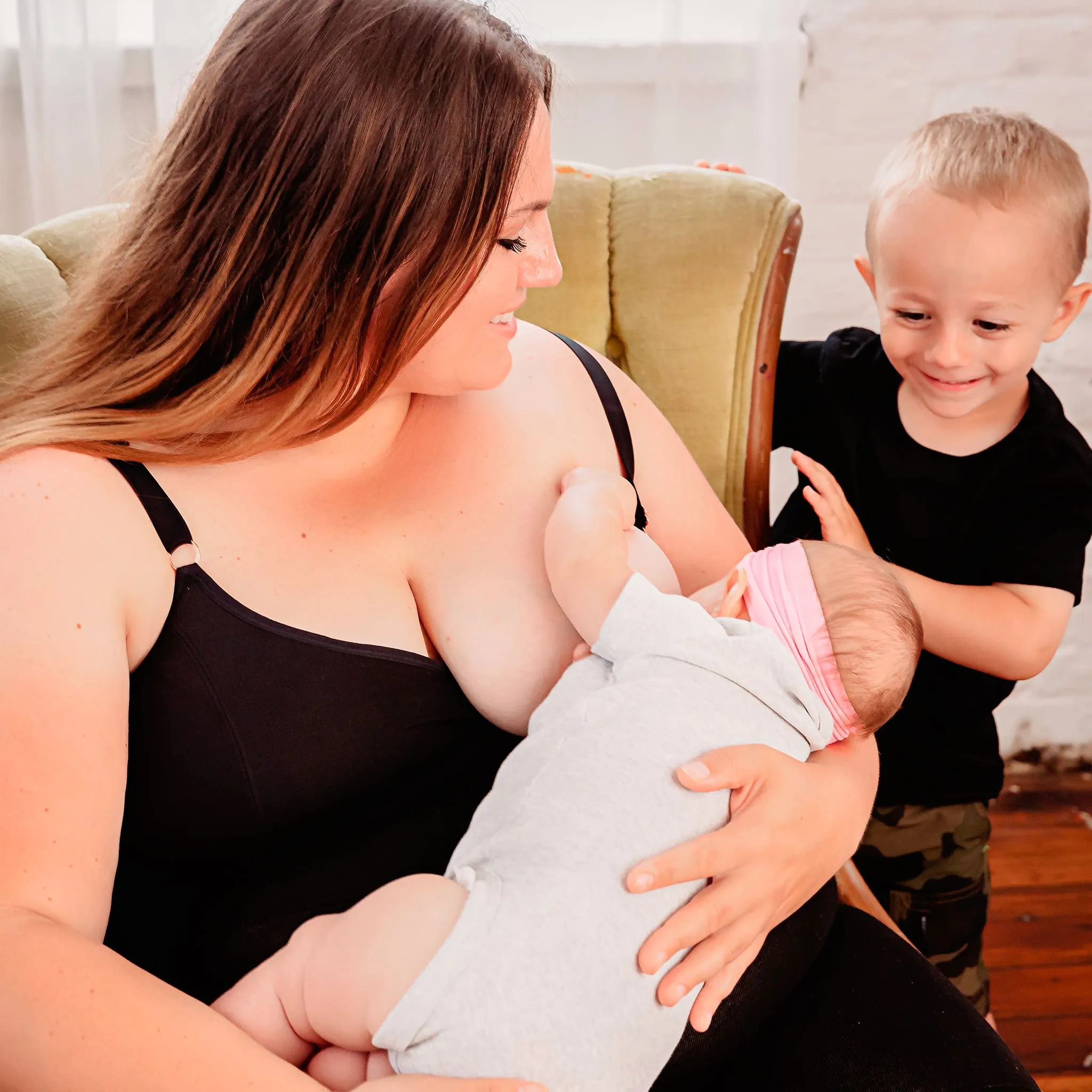 Davin & Adley Cami Courte de Pompage et d'Allaitement Amelia 2.0