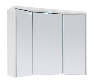 Spiegelschrank Three Weiß ca. 106 x 68 x 27 cm