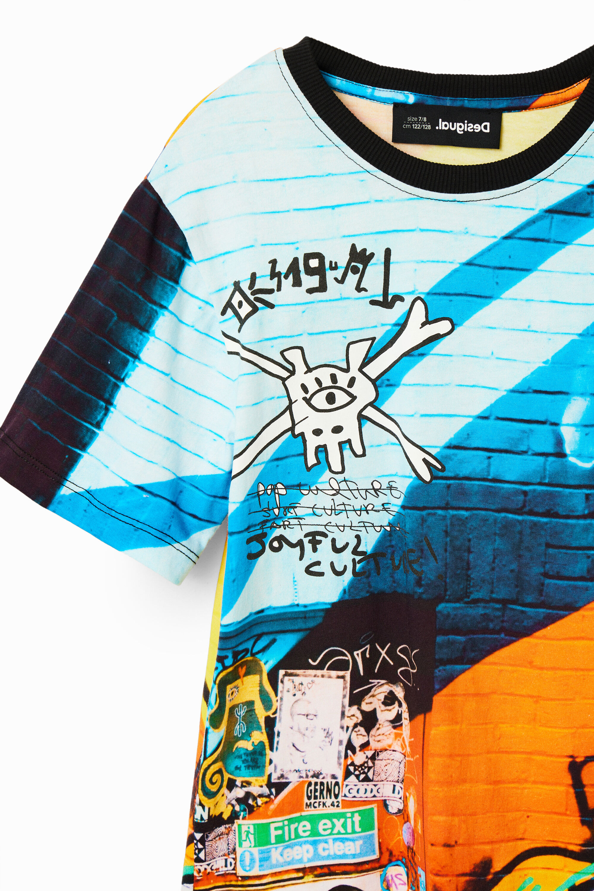 T-shirt photographique graffiti