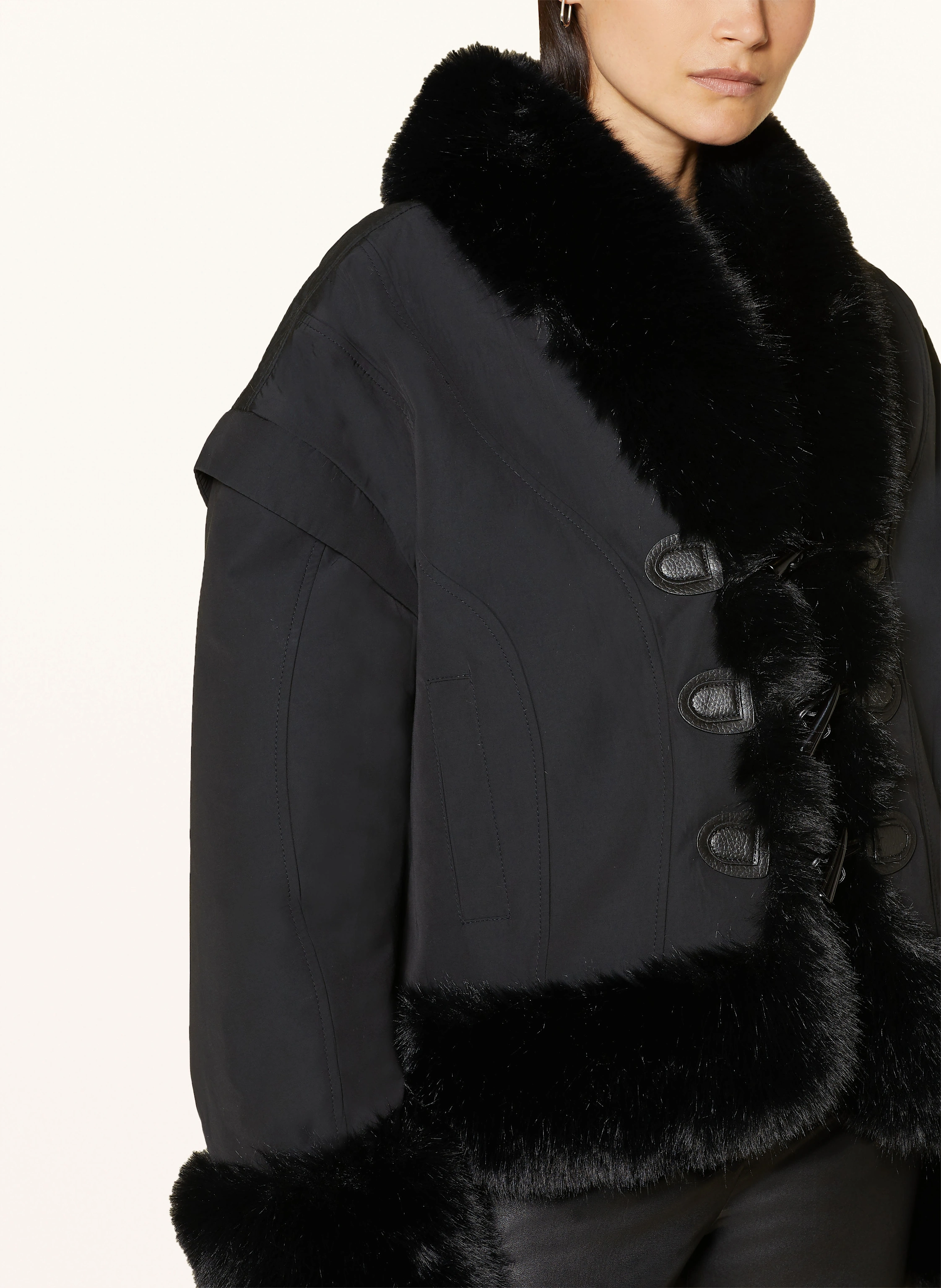 OW Collection Jacke KYOTO mit Kunstfell