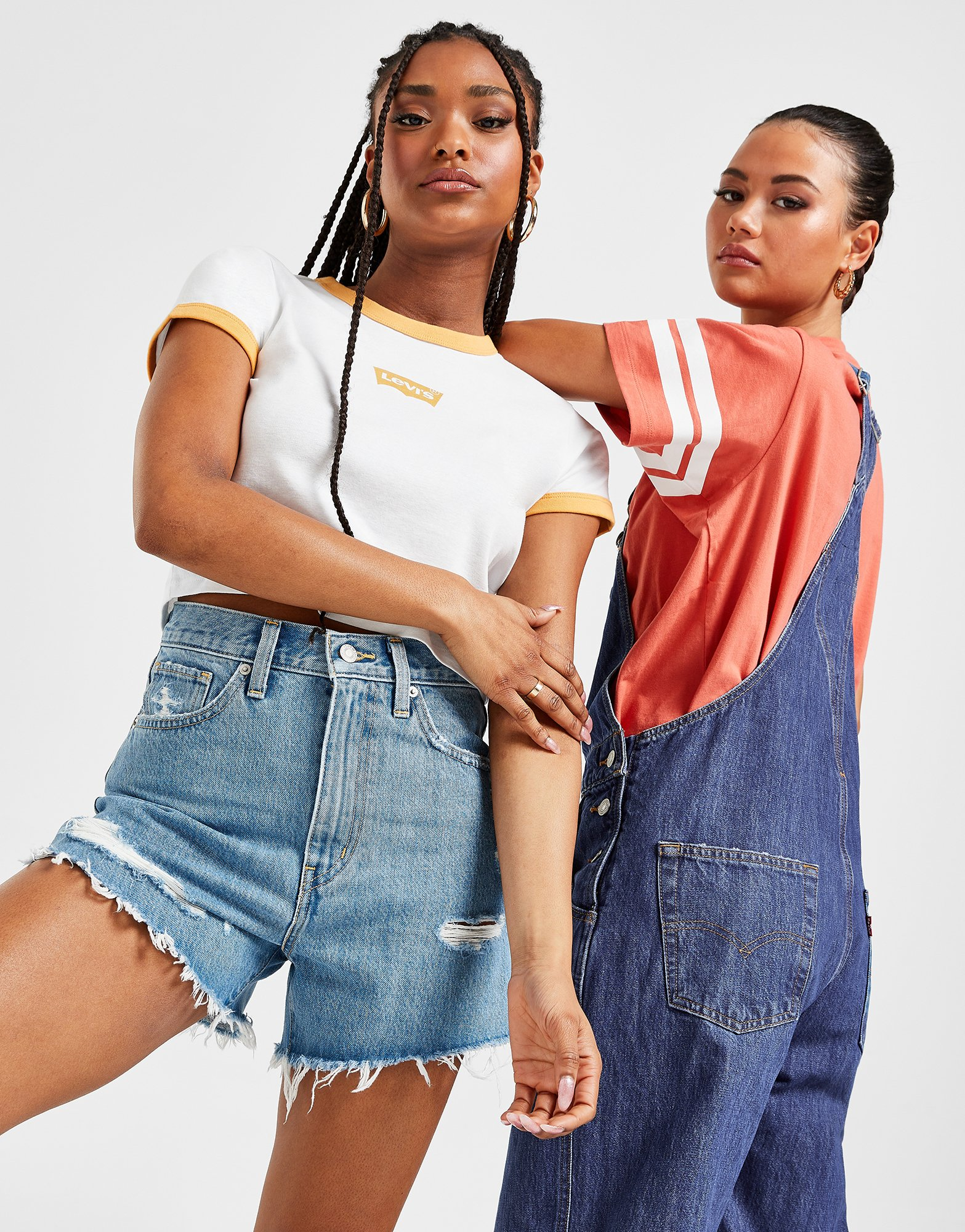 LEVI'S Short Déchiré Mom Femme