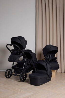 Beemoo Pro Multi 2 Tvillingvogn, Coffee Black
