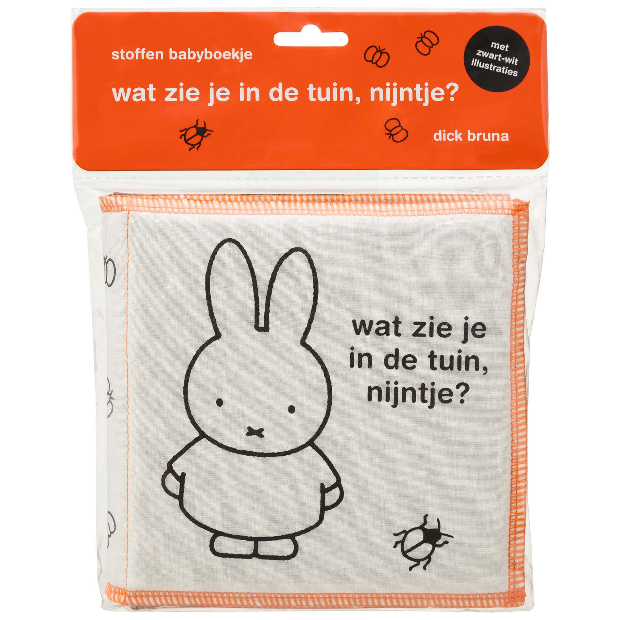 Stoffen babyboekje wat zie je in de tuin, Nijntje?  - kinderboeken - Prénatal